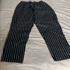 Comfortable Pin Stripe Chefs Pants XL
